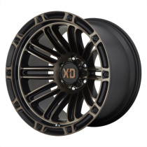XD Series Double Deuce 20X10 ET-18 8X165.1 125.50 Satin Black W/ Dark Tint Fälg